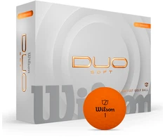 Wilson - DUO minkštas golfo kamuolys - oranžinis - 12 kamuolių