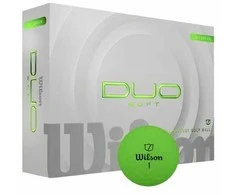 Wilson DUO minkštas golfo kamuoliukas – žalias – 12 kamuoliukų