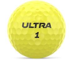 Wilson - golfo kamuoliukai Ultra Distance geltoni, 15 vnt. pakuotėje