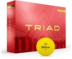 Wilson - Triad golfo kamuoliukas geltonas, 12 kamuoliukų