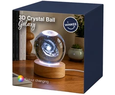 Winkee - 3D Crystal Ball Galaxy - Multi/Mønster