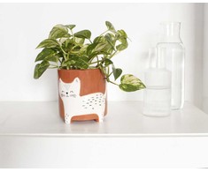 Winkee - gėlių vazono dubuo - gėlių vazono katė - 13 cm -
