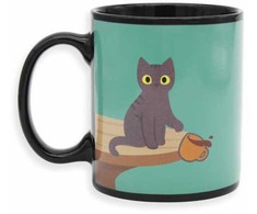 Gertuvė Winkee - karščiui jautrus puodelis „Naughty Cat“