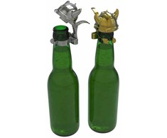 Gertuvė „Winkee“ – vikingų šalmo butelių kamščių rinkinys – 2 coliai