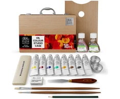 Winsor &amp; Newton - Menininkų aliejinių dažų studija Case Row (840017)