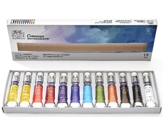 Winsor &amp; Newton - „Cotman“ akvarelinių dažų rinkinys 12 x 8 ml (830850)