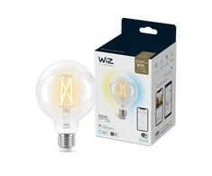 WiZ - G95 Clear Globe E27 Tunable Filament - Smart Home