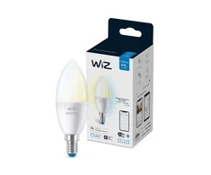 WiZ LED lemputė šalta-šilta balta Žvakė | 4,9 W | 2700-6500K | C37 | E14 | 1 vnt.