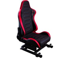 X Rocker „Xrocker Xr Racing Chicane“ lenktyninė sėdynė „Xr Racing“ įrangai – juoda ir raudona