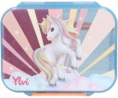 Ylvi - Pietų dėžutė SUGAR POP - Pusiau permatoma mėlyna