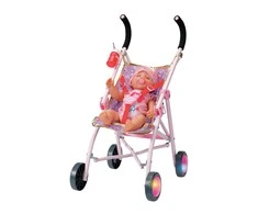 Wózek BABY born - Su gimtadieniu vežimėlis su funkcija (829950)