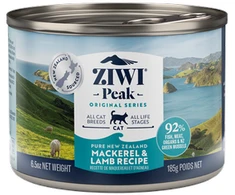 Ziwipeak - Skumbrės ir avienos šlapias maistas katėms 185 gr. - (zp063)