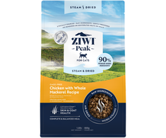 Ziwi Peak Steam&amp;Dried Cat Chicken with Whole Mackerel sausas maistas katėms, 800 g
