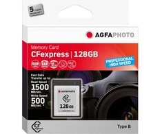 Atminties kortelė „AgfaPhoto CFexpress“ 128 GB profesionalus didelės spartos