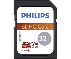 Atminties kortelė „Philips“ SDHC kortelė 32 GB, 10 klasės UHS-I U1