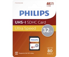 Atminties kortelė „Philips“ SDHC kortelė 32 GB, 10 klasės UHS-I U1