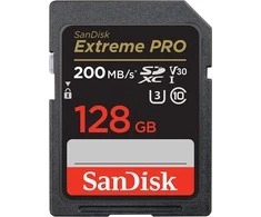 Atminties kortelė SanDisk SDXC 128GB Extreme Pro 200/90 MB/s V30 UHS-I U3