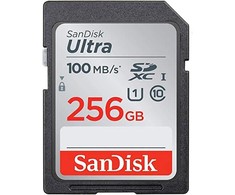 Atminties kortelė SanDisk Ultra Lite SDXC 256GB 100MB/s SDSDUNR-256G-GN3IN