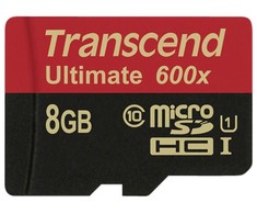 Atminties kortelė TRANSCEND 8GB Micro SDHC Class10 U1 MLC 600x