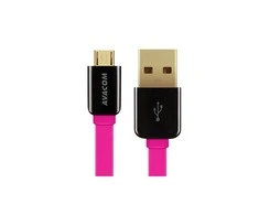 AVACOM MIC-120P USB CABLE - MICRO USB, 120CM, Rožinis