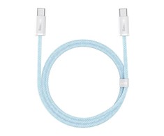 BASEUS dinaminis duomenų kabelis USB-C į USB-C 100w 1m Mėlyna