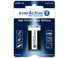 Baterijos 6LR61 everActive Pro Alkaline 6LR61 9V