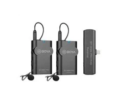 „BOYA BY-WM4 Pro-K4“, bevielio mikrofono sistema, skirta „iOS“ įrenginiams, 2,4 GHz, juoda / BOYA10162