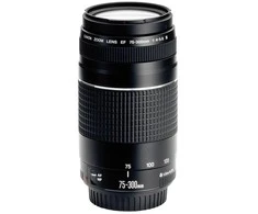 „Canon“ 75–300 mm f/4,0–5,6 EF DC III objektyvas