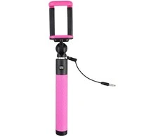Caruba Selfie Stick Plug &amp; Play Rožinė