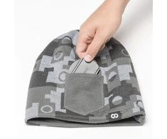 Kepurė - Cooph Beanie WINTER - Gray Camouflage