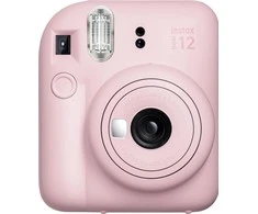 Fujifilm Momentinis fotoaparatas instax mini 12 BLOSSOM Rožinis+instax mini glossy (10pl)+originalus dėklas