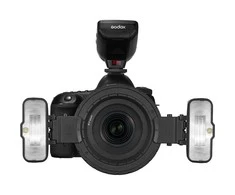 „Godox Macro Ring Flash“ dviejų lempučių rinkinys MF 12