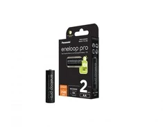 Įkraunamos baterijos Panasonic ENELOOP Pro BK-3HCDE/2BE, 2500 mAh, 500 (2xAA)