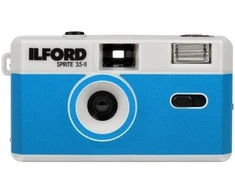 Ilford Sprite 35-II, sidabrinė/mėlyna