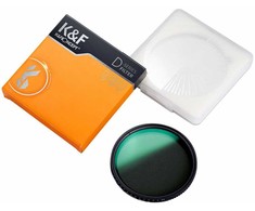 Kf Concept K&amp;F Concept 77mm, ND3-1000, ultra-thin variable ND, Atsparus vandeniui, Žalias coated