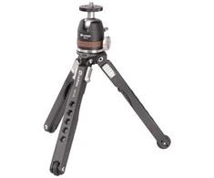 Leofoto MT-03+MBH-19 Spider Folding Table Mini Tripod &amp; Ballhead w/Bag