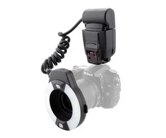 Meike MK-14EXT makro žiedinė blykstė Nikon