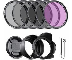 Neewer 62mm Professional Lens Filter Priedas Kit