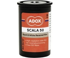 Nespalvota juostelė Adox SCALA 50