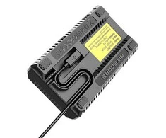 Nitecore USN3 Pro dvigubas įkroviklis, skirtas Sony NP-F serijai