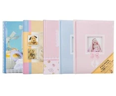Nuotraukų rėmelis Poldom albumas BB 10x15/300M-2UP Baby Mix
