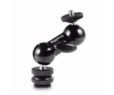 SMALLRIG 1135 MULTI-FUNC DOUBLE BALLHEAD SHOE+1/4"