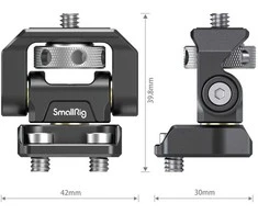 Smallrig 2904 Swivel and Tilt Adjustable Monitorius Mount with 1/4