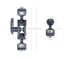 SMALLRIG 3874 MAGIC ARM WITH DUAL BALL HEADS (1/4"-20 SCREW AND ARRI LOCATING SCREW)