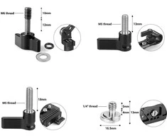 SMALLRIG 3995 SCREW RATCHET WINGNUT SET