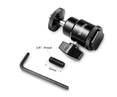 SMALLRIG 761 COLD SHOE MOUNT - BALLHEAD 1/4" SCREW