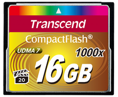Atminties kortelė Transcend Compact Flash 16GB 1000x
