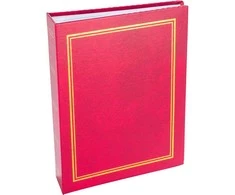 Nuotraukų rėmelis Victoria Collection Albumas MM 10x15/200 Classic, raudonas