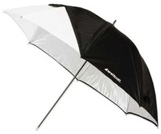 Westcott 43"/109cm Optical Baltas Satin Collapsible with Removable Juodas Cover
