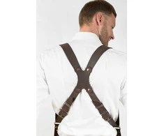 ZUKA STRAPS dual, tamsiai ruda sp, "CRAZY HORSE", M dydis